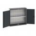 Wall Cupboard 1000 - Anthracite Grey 1000 mm High with Shelf 429205