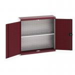 Wall Cupboard 1000 High With Shelf, Red 429207