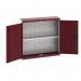 Wall Cupboard 1000 High with Shelf, Red 429207