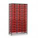 Tall treble column frame with storage trays 429271