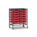 Gratnell double column adjustable trolleys with trays 429279