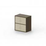 4 Personal Locker - 870 Mmx 800 mm - Coffee & Cream - Cam Lock 429331
