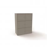6 Personal Locker - 1307 Mmx 800 mm - Goose Grey - Cam Lock 429334