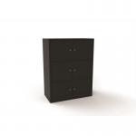 6 Personal Locker - 1307 Mmx 800 mm - Black - Cam Lock 429335