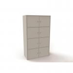 8 Personal Locker - 1707 Mmx 800 mm - Light Grey - Cam Lock 429338