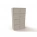 8 Personal Locker - 1707 Mmx 800 mm - Light Grey - Cam Lock 429338