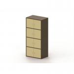 8 Personal Locker - 1707 Mmx 800 mm - Brown & Beige - Cam Lock 429342