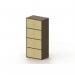 8 Personal Locker - 1707 Mmx 800 mm - Brown & Beige - Cam Lock 429342