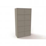 10 Personal Locker - 1907 Mmx 800 mm - Goose Grey - Cam Lock 429344