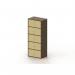 10 Personal Locker - 1907 Mmx 800 mm - Brown & Beige - Cam Lock 429347