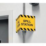 Spill Station (projectionsign) - Recyclable Pp (200 mm Face) 429380