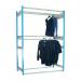 Inboard Garment Racking- 2 Tier - 2135 H X 1220 W X 457 D mm 429393