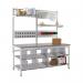Pack Tek Individual Workbenchkit 2 840 X 1200 X 750 - Laminate Worktop 429429