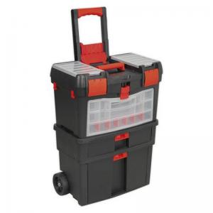 Mobile Toolbox With Tote Tray & Removable Assortment Box 429551