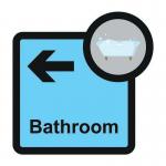Assisted Living Sign: Bathroomarrow Left - Sa Fmx (305 X 310 Mm) 429575