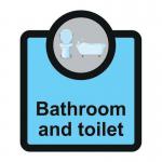Assisted Living Sign: Bathroomand Toilet - Sa Fmx (266 X 310 Mm) 429576
