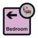 Assisted Living Sign: Bedroomarrow Left - Sa Fmx (305 X 310 Mm) 429590