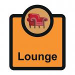 Assisted Living Sign:lounge - Sa Fmx (266 X 310 Mm) 429594