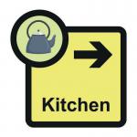 Assisted Living Sign: Kitchenarrow Right - Sa Fmx (305 X 310 Mm) 429607