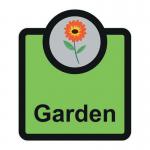 Assisted Living Sign:garden - Sa Fmx (266 X 310 Mm) 429609