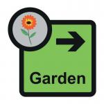Assisted Living Sign: Gardenarrow Right - Sa Fmx (305 X 310 Mm) 429610