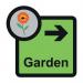 Assisted Living Sign: Gardenarrow Right - Sa Fmx (305 X 310 Mm) 429610