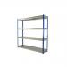 Heavy duty rivet racking - solid steel decks 429617