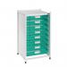 Single medical storage unit with trays 429646