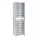 Double medical storage units with trays 429647