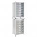 Double medical storage units with trays 429647