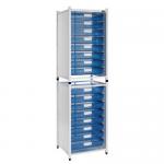 Double medical storage units with trays 429648