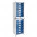 Double medical storage units with trays 429648