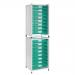 Double medical storage units with trays 429649