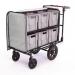 Postal Trolley Completewith 6 X 25 l Boxes 429663