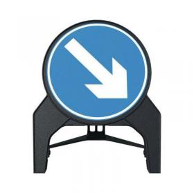 Circle 750mm Keep Right Qsign 429676
