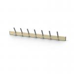 Wall Rack - Cream 7 Hooks 429768