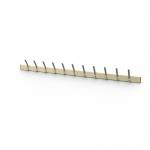 Wall Rack - Cream 11 Hooks 429770