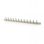 Wall Rack - Cream 12 Hooks 429771