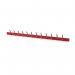 Wall Rack - Red 12 Hooks 429775