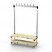 Single Bench Withhooks - Cream 7 Hooks 429784
