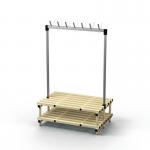 Double Bench Withhooks - Cream 14 Hooks 429785