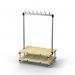 Double Bench Withhooks - Cream 14 Hooks 429785