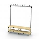Single Bench Withhooks - Cream 9 Hooks 429786