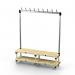 Single Bench Withhooks - Cream 9 Hooks 429786