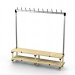 Single Bench Withhooks - Cream 11 Hooks 429788
