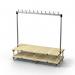 Double Bench Withhooks - Cream 22 Hooks 429789