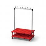 Double Bench Withhooks - Red 14 Hooks 429796