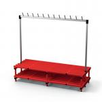 Double Bench Withhooks - Red 24 Hooks 429799
