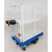 Slingsby powered Go-Far platform truck with tall 2 tier lockable security cage 429800