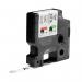 Dymo 18443 Rhino 9mm Black On White Vinyl Tape 430134